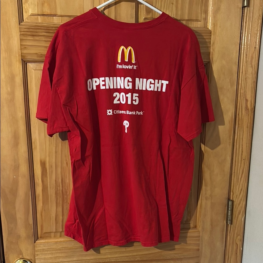 2015 Philadelphia Phillies Authentic Opening Night T- Shirt